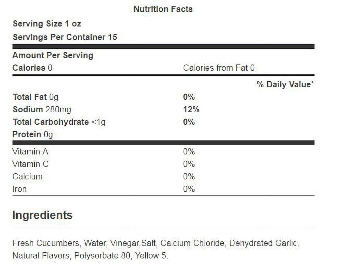 Steinfeld's Dairy-Free Whole Crunchy Kosher Baby Dill Pickles, Gluten-Free, No Spice, 24 fl oz, Jar
