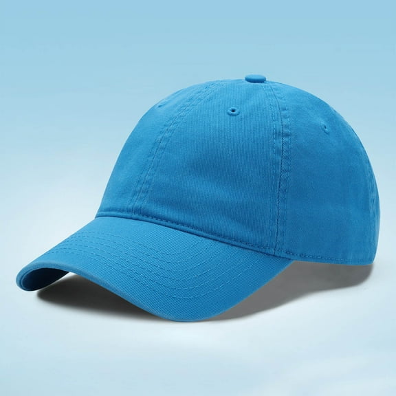 HNMKIU Unstructured Baseball Cap for Men and Women Adjustable Dad Hat with UPF Sun for Outdoor Casual Wear Sky Blue,One Size
