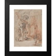 thumbnail image 2 of Jérôme-François Chantereau 19x24 Black Modern Framed Museum Art Print Titled - Study for ‘Kitchen with Paisans’, 2 of 5