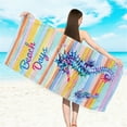 thumbnail image 5 of Beach Towel For Girls Gifts For Girls Personalized Beach Towels For Kids Microfiber Beach Towels Bulk Extra Large Beach Towels Oversized Clearances Thin Quick Drys Beach Towel Polyester Bath Towel,A, 5 of 8