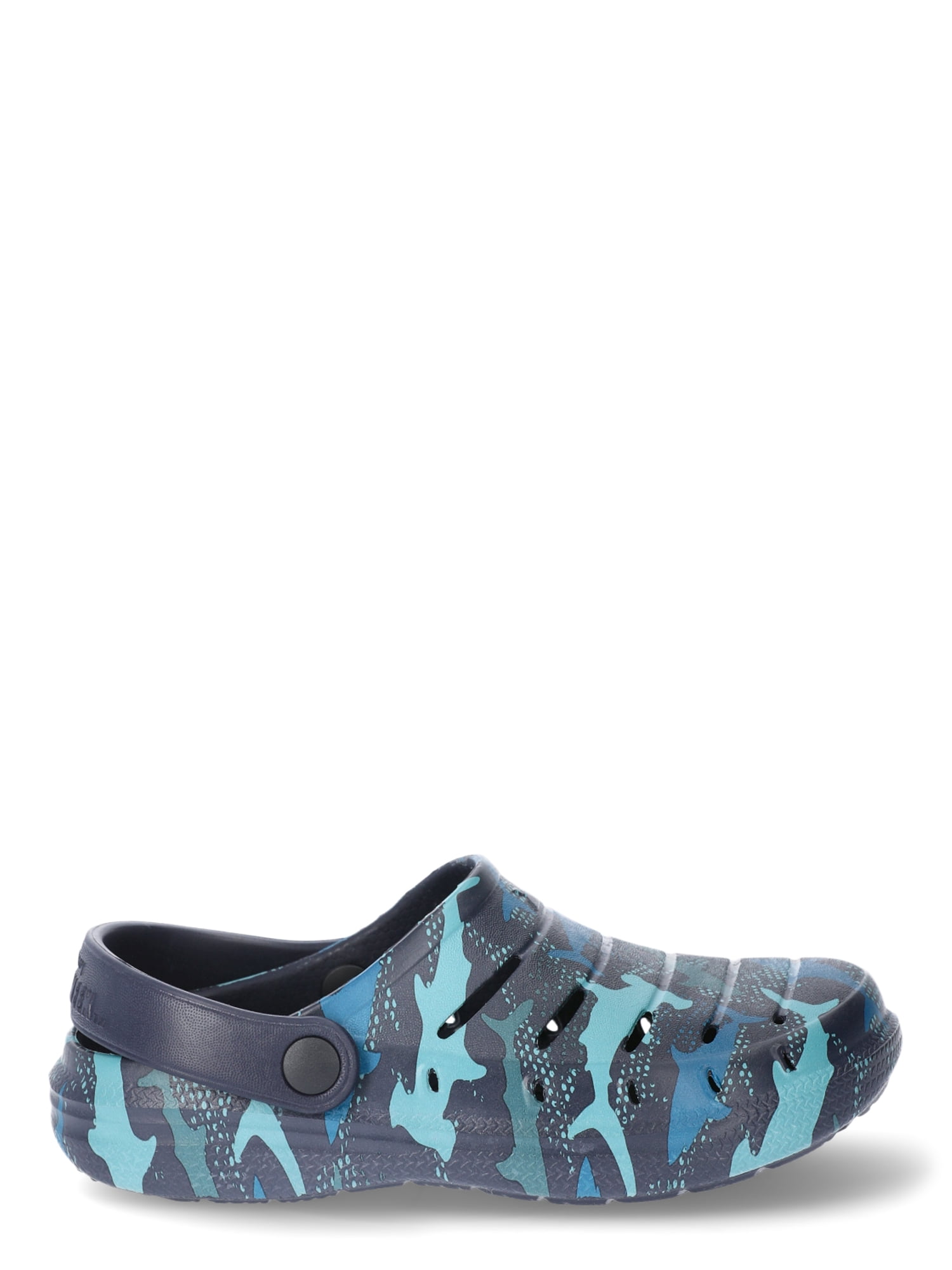 Rugged Shark Little and Big Kids Shark Week Clogs