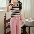 thumbnail image 5 of fatyb Boys Girls Knit Tank Tops Stripe Sleeveless Cotton Undershirts Lightweight Tee Shirts for Kids, 5 of 6
