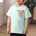 thumbnail image 2 of Edvintorg Toddler Short Sleeve Shirt Boy Kids Clothes Girls Summer Cartoons Crewneck Cotton Tshirts Casual Pullover Tops Tunic Blouse School Outfit 2-8 Years, 2 of 3