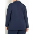 thumbnail image 2 of ELOQUII Women's Plus Size The Ultimate Stretch Long One Button Blazer, 2 of 6