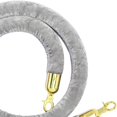 thumbnail image 4 of 1Pcs Rope Velvet 1.5M Crowd Control for Exhibition belts stantions set Celebration Gray, 4 of 9