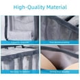 thumbnail image 6 of 3 Packs Foldable Nylon Underwear Drawer Organiser Divider, Washable Transparent Underwear Storage Box For Bras, Socks And Panties，6 Grid Bra Box + 7 Grid Panties Box + 11 Grid Socks Box（Grey）, 6 of 7