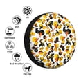 thumbnail image 4 of Naloa Duck In Black Suit1 PVC Leather Spare Tire Wheel Cover for Car Truck SUV Camper Trailer Universal Fit many size16 inch, 4 of 6