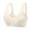 Beige, variant on oqasdz Womens Bras Comfortable Front Clasp Bras Plus Size Breathable Underwear Gathering Bra