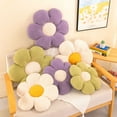 thumbnail image 2 of Deago Flower Shaped Throw Pillow, Butt Cushion, Floor Pillow,Seating Cushion, Room Decor & Plush Pillow for Bedroom Sofa Chair (Purple,15.7"), 2 of 8