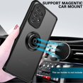 thumbnail image 4 of ELARA- Case For Samsung Galaxy A53 5G Armor Military Hybrid Phone Cover Matte Black, 4 of 6