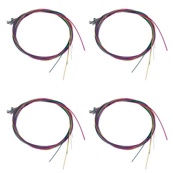 24Pcs Acoustic Guitar String Replacement Steel String for Musical Instruments Electric Accessory