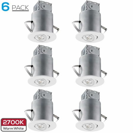 Torchstar 6 Pack Recessed Lighting Kit Soft White Rotatable Torchstar 6 Pack Recessed Lighting Kit Soft White Rotatable Spotlight