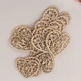 thumbnail image 4 of AYYUFE 1 Set Wooden Pendants Unpainted Hollow Heart Shape Christmas Wood Crafts Hanging Ornaments Home Decoration, 4 of 8