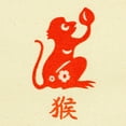thumbnail image 5 of DALIX Chinese Zodiac Sign Women's Tote Bag Astrology Gifts - Monkey Black, 5 of 7