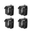 thumbnail image 1 of 4Uds Negro Universal Montaje Abrazaderas Soportes Kit para Camión Tapa Carcasa, 1 of 6