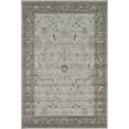 thumbnail image 2 of Unique Loom La Jolla Collection Tone Traditional Area Rug, 6 x 9 Feet, Light Gray/Dark Gray, 2 of 2