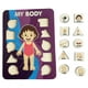 thumbnail image 4 of Juego de rompecabezas de clavijas de madera para niños Rompecabezas de madera My Body para niños pequeños de 3 años en adelante estilos C, 4 of 9