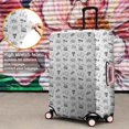 thumbnail image 4 of Monochrome Controllers Games Icons White Pattern Luggage Cover Fashion Suitcase Cover Baggage Covers Fit 25-28 Inch Luggage (Go Travel), 4 of 5
