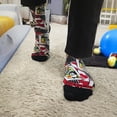 thumbnail image 2 of Panda Playing Cards Socks from the Sock Panda (Adult Small), 2 of 7