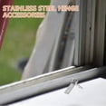 thumbnail image 5 of KAKOWELY window hinges 1 Set Stainless Steel Hinge Folding Window Window Fitting Home Window Accessories Frameless Window Supply Window Replacement Hardware Window Hinge, 5 of 5