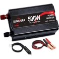 thumbnail image 2 of Inversor de potencia de 500 vatios, 12 V CC a 110 V CA, 1000 vatios de potencia máxima con 2 salidas de CA y dos puertos USB., 2 of 7
