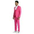 thumbnail image 2 of Tazzio Skinny Fit Peak Lapel 3 Piece Suit Set with Double Breasted Vest, 2 of 3