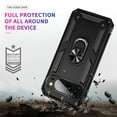 thumbnail image 6 of YEYKX for Google Pixel 10 6.3-inch Phone Case, Impact Resistant Metal Ring Magnetic Support Kickstand Drop Protector Cover for Google Pixel 10 6.3-inch,Black,For Google Pixel 10, 6 of 7