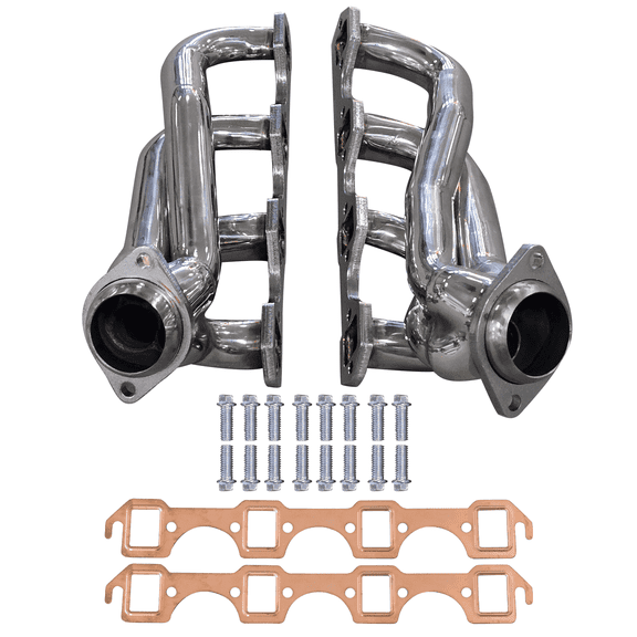 Stainless Steel Shorty Exhaust Headers Compatible with Ford Mustang 1979–1993 5.0L V8