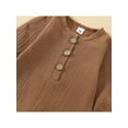 thumbnail image 6 of GXFC Infant Baby Boys Fall One Piece Jumpsuits Newborn Boys Long Sleeve Buttons Romper Pants Spring Bodysuit Clothes for Toddler Boys 0-18M, 6 of 9