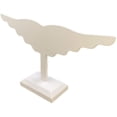 thumbnail image 3 of 1 Qty Cloud White Faux Leather Winged Earring Display - Holds 10 Pairs - N'icePackaging, 3 of 3
