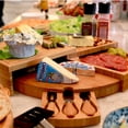 thumbnail image 6 of Picnic at Ascot (CB40) Vienna Transforming Bamboo Cheese Board Set, 6 of 7