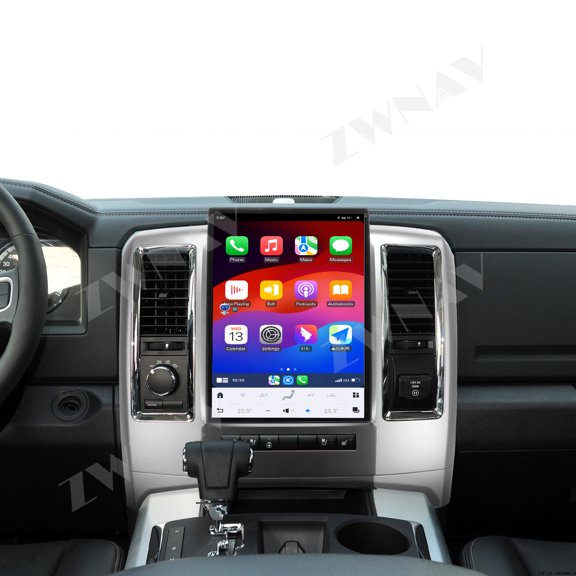 13.8" Tesla Style Screen For Dodge Ram 2008-2011 Car Multimedia Radio Player Android head Unit
