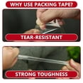 thumbnail image 4 of Behome Clear Shipping Packing Tape with Dispenser, 6 Rolls Heavy Duty Packing Tape for Shipping and Moving, 1.88" x 46 yd, 4 of 7