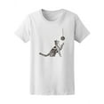 thumbnail image 1 of Playera Para Mujer - Mandala Gato Con Bola De Estambre Smartprints  T-shirt, 1 of 2