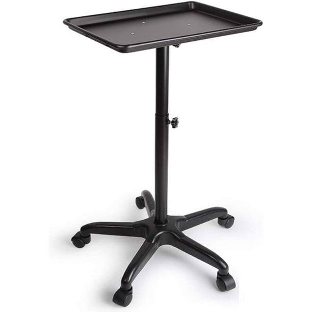 Salon Rolling Tray,Tattoo Tray Rolling Trolley Adjustable Height