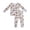 White, variant on Baby Girl Pajamas Bamboo Long Sleeve Top and Pants Soft Homewear Set Toddler Girl Clothes Green 12-18 Months
