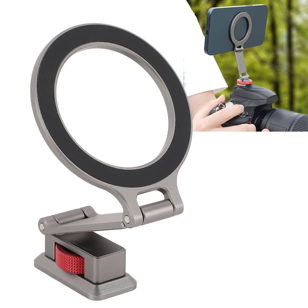 Montaje de Trípode de Teléfono magnético, Ángulo Plegable Ajuste de Celda Magnética Ajustable para Fotografía para Fotograma
