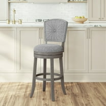 Hillsdale Furniture Santa Clara II Swivel Bar Height Stool, Antique Gray