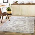 thumbnail image 2 of Monte Carlo MNC-2336 6'7" x 9' Area Rug in Charcoal and Light Gray, 2 of 5