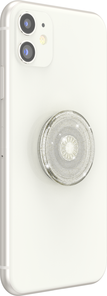 PopSockets PopGrip Sparkle Clear Swappable Phone Grip photo 4