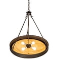 thumbnail image 5 of Meyda Tiffany 205079 4 Light 30" Wide Pendant - Wrought Iron, 5 of 5