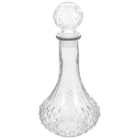 

Thickened Wine Decanter Transparent Whiskey Glass Decorative Wine Bottle (500ml)
