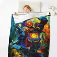 thumbnail image 5 of Apex Legends Pathfinder Anti-Pilling Flannel 32"X48" Super Soft Plush Air Condition Quilt Fluffy Warm Cozy Decorative Blankets, 5 of 7