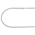 thumbnail image 2 of 10K White Gold Solid Franco Box Chain Closed Link 1.80 Necklace 22 Inches, 2 of 6