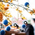 thumbnail image 2 of Fall Decorations Decorations For Easter Wooden Car Pendant Small Car Rabbit Pendant, 2 of 9