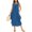 Blue, variant on Xmarks 2023 Womens Summer Tank Maxi Dresses Sleeveless Round Neck Casual Sundress Oversized Baggy Dress Loose Beach Long Dresses with Pocktes, S-2XL
