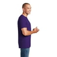thumbnail image 3 of Gildan Men's Short Sleeve Crew T-Shirt - 100 Cotton, Purple, Sizes S-3XL, Crafting Tee, 3 of 5