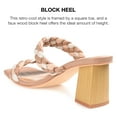 thumbnail image 3 of Journee Collection Womens Bronte Tru Comfort Foam Open Square Toe Block Heel Sandals, 3 of 6