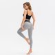 thumbnail image 3 of Pantalones de yoga de nido de abeja de cadera de melocotón europeos y americanos de mujer alta, 3 of 4