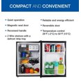 thumbnail image 4 of Compact Fridge with Freezer, 2.56 Cubic Feet, Black, 4 of 9